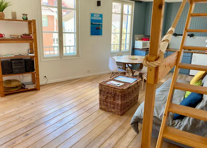 Duplex 55m2, à 2min à Pied De La Plage, Avec Deux Vélos Apartamento Arcachón